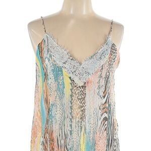 Multicolor Lace Trim Camisole